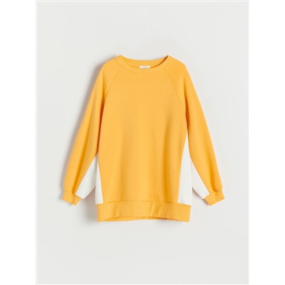 Oversize-Sweatshirt mit hohem Baumwollanteil