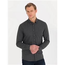 Siyah Regular Fit Uzun Kollu Gömlek