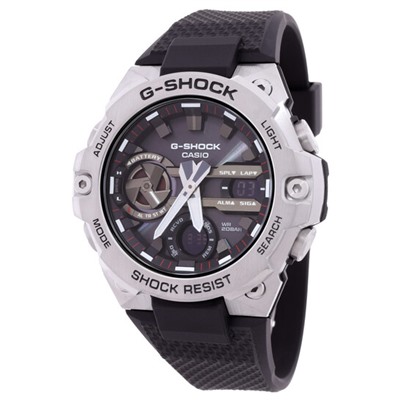 CASIO G-Steel Alarm World Time Quartz Analog-Digital Black Dial Men's Watch Item No. GST-B400-1ADR