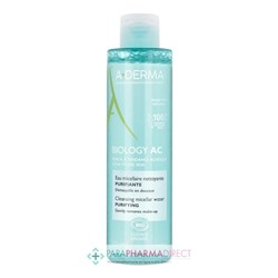 A-Derma Biology AC Eau Micellaire Nettoyante Purifiante BIO 200ml