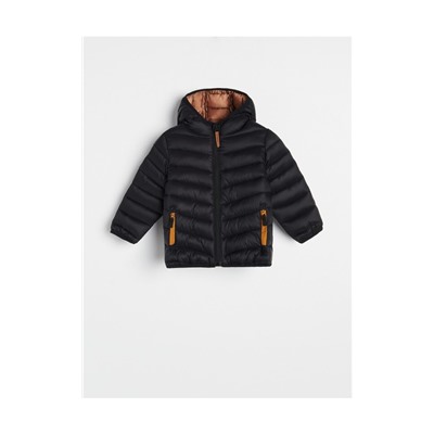 Steppjacke mit Kapuze
