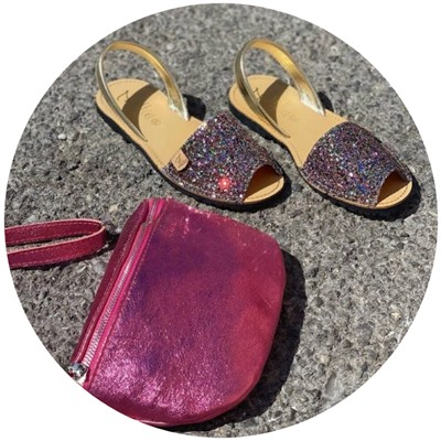 Zapatos 364 MULTI+Pelle Cinturon brillo (350) АКЦИЯ