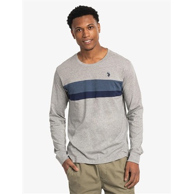 COLORBLOCK LONG SLEEVE JERSEY T-SHIRT