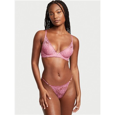 LOVE CLOUD Lace Half-Pad Plunge Bra