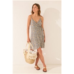 Vestido tirantes estampado sello