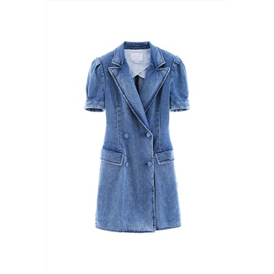 Vestido camisero Azul