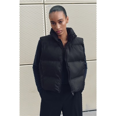 WATER-REPELLENT WINDPROOF PUFFER GILET