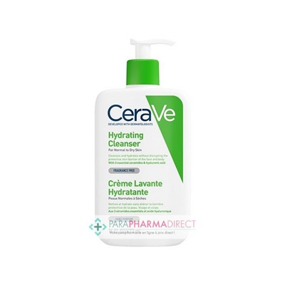Cerave Crème Lavante Hydratante - Peaux Normales à Sèches 473ml