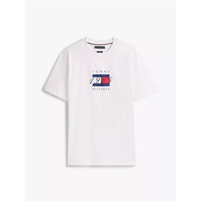 Short-Sleeve 1985 Flag Graphic T-Shirt