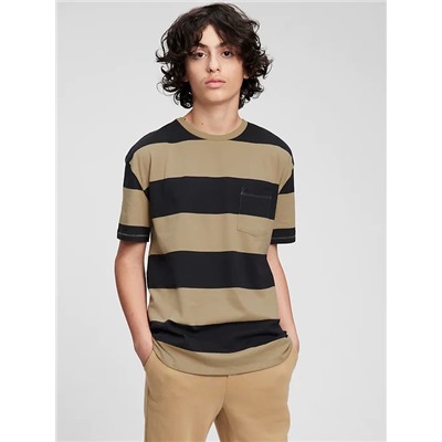 Teen 100% Organic Cotton Pocket T-Shirt