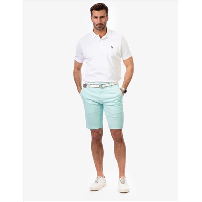 SOLID PIQUE SMALL LOGO POLO SHIRT