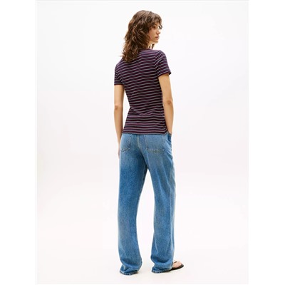 Stripe V-Neck Favorite T-Shirt