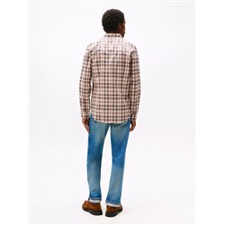 Slim Fit Plaid Print All-Day Shirt