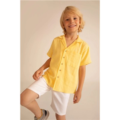 Erkek Çocuk Regular Fit Basic Bermuda