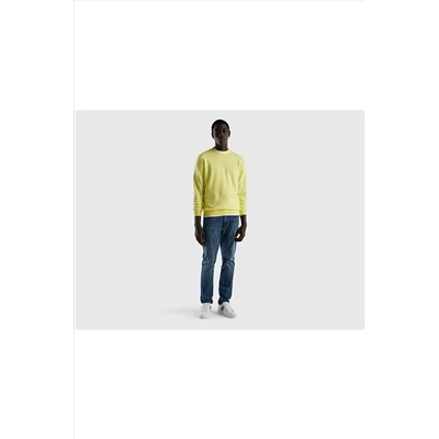 United Colors of Benetton Bisiklet Yaka Koton Kazak 123P1098U1I76-05G