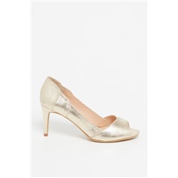 Zapatos de tacón Dorado