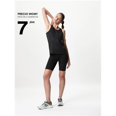 PACK OF 2 SPORTY VEST TOPS