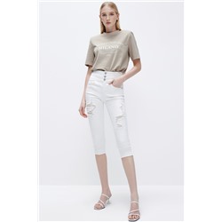 Pantalón pirata Blanco
