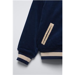 PADDED CORDUROY BOMBER JACKET