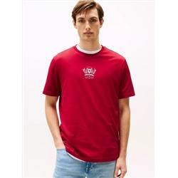 Embroidered Crest Logo T-Shirt