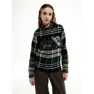 UNISEX Karierte Hemdjacke