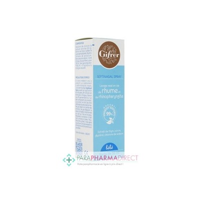 Gifrer Bébé Septinasal Lavage Nasal Spray 50ml
