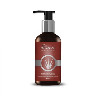 LUSTER True Derma Essentials Aloe Vera Body Lotion Увлажняющий и успокаивающий лосьон для тела с экстрактом Алоэ Вера 200мл