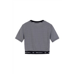 Crop top Negro y blanco