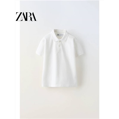 ZARA  😍 официальный сайт⚡️ ежегодно перед началом учебного года набирала эти футболки поло, как альтернативу рубашкам ( когда магазины 👕 у нас были открыты)     ✅Цвет: на фото     ✅Материал: хлопок