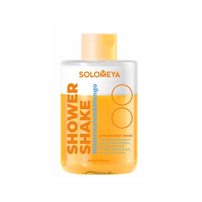 [SOLOMEYA] Гель-шейк для душа АРБУЗ И МАНГО Shower Shake Watermelon&Mango, 300 мл