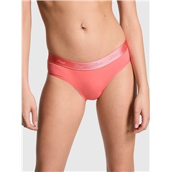 PINK LOGO MICRO HIPSTER PANTY