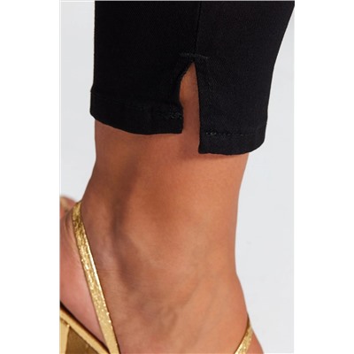 Solmayan Siyah Yüksek Bel Esnek Skinny Jeans TBBSS23AR00015