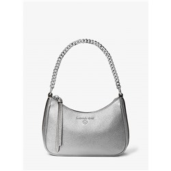 Jet Set Charm Small Metallic Leather Pochette