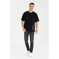 Erkek Siyah Jean Pantolon