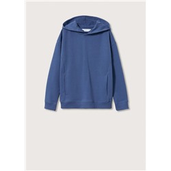 Sudadera algodón capucha -  Niño | MANGO OUTLET España