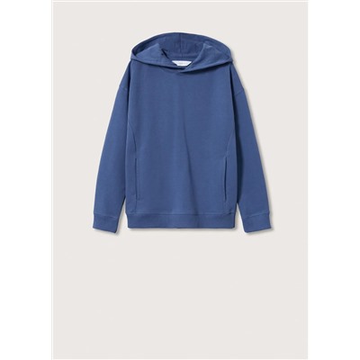 Sudadera algodón capucha -  Niño | MANGO OUTLET España