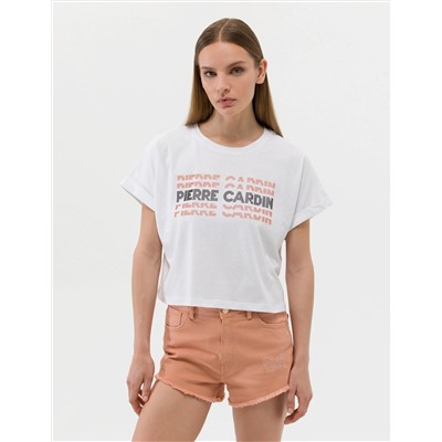 Beyaz Comfort Fit Tişört