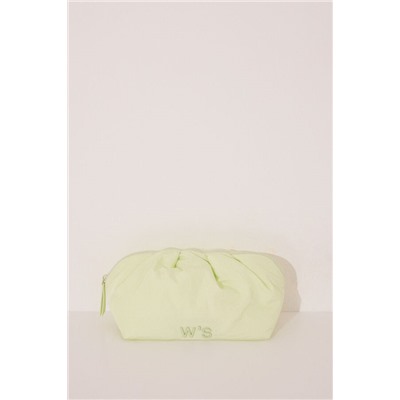 Neceser grande nube nylon verde lima