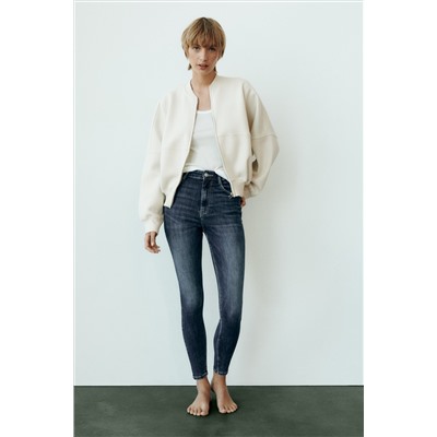 HIGH-RISE SKINNY SCULPT TRF JEANS