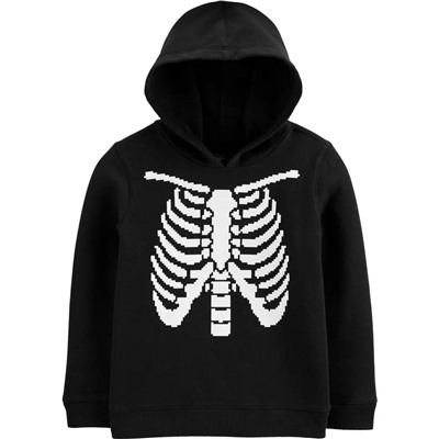 OshKosh | Kid Glow-In-The-Dark Skeleton Hoodie