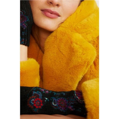 Chaqueta oversize peluche