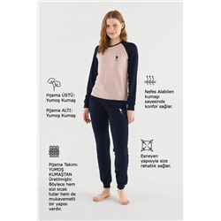 U.S. Polo Assn. 023K16817 U.S. POLO Assn. Kadın Pijama Takımı 023K16817