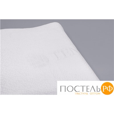 111325030-T Ортопедическая подушка в Memory Foam в Fito-чехле Tencel 50х30х10/7 белый