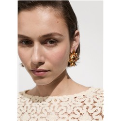 Jersey crochet flores