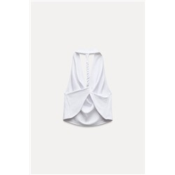 T-SHIRT WITH CUT-OUT BACK