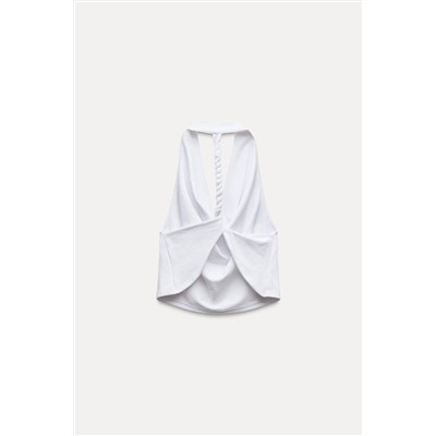 T-SHIRT WITH CUT-OUT BACK
