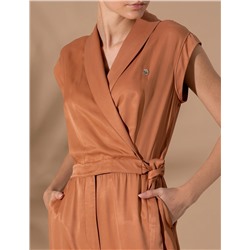 Kahverengi Comfort Fit Dokuma Tulum