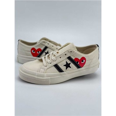 Кроссовки CDG x Convers*e One Star Academy Pro с низким берцем