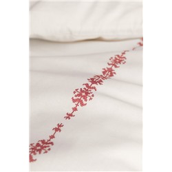 Ruse King Size %100 Pamuk Nevresim Takımı - Kırmızı