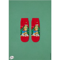 Stoppersocken mit weihnachtlichem The Simpson-Motiv für Kinder